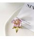 XSB252 - Elegant Camellia Pearl Brooch